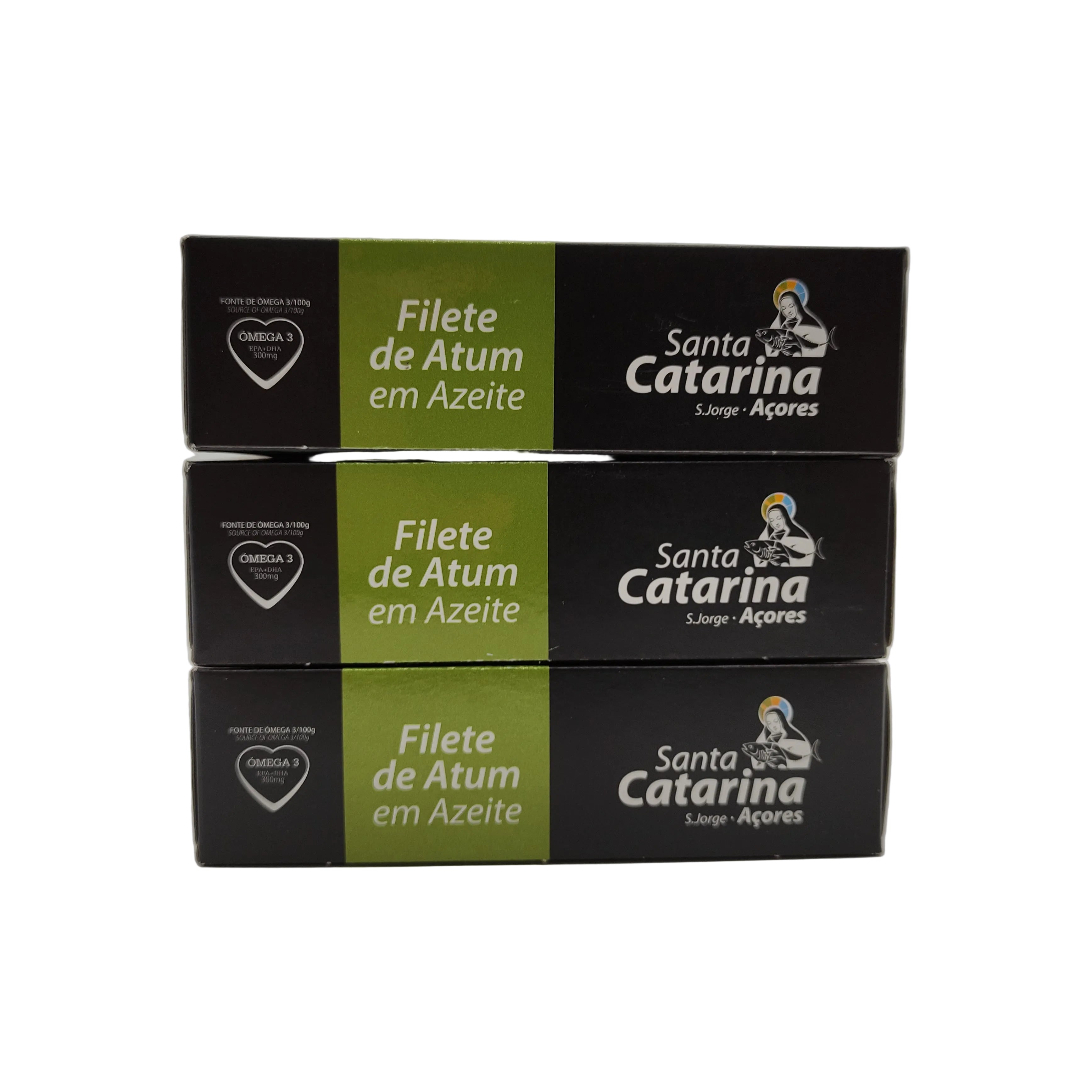 Filete de atum em azeite 120g Santa Catarina produzido em São Jorge Açores