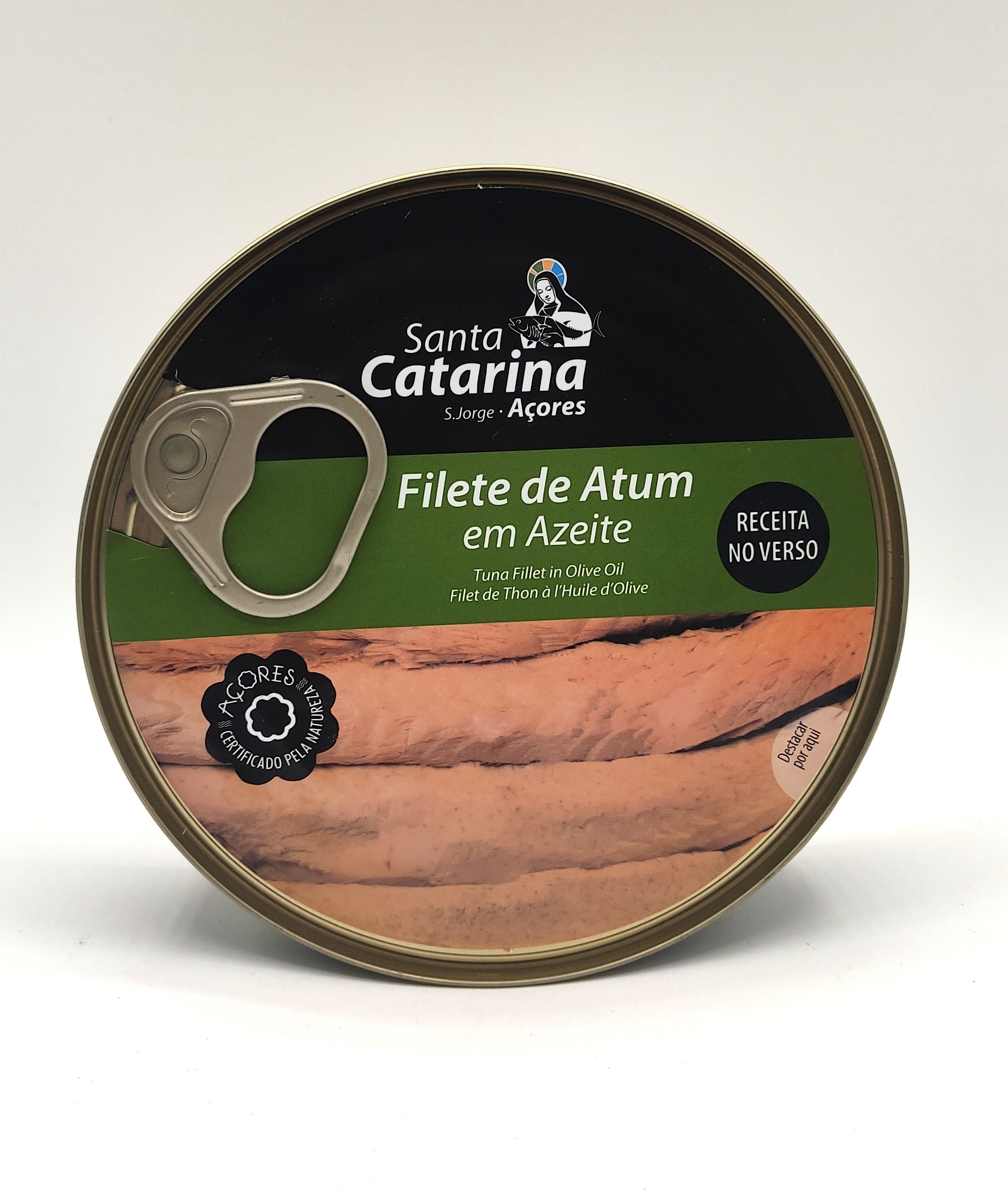 Filete de Atum em Azeite Santa Catarina 850g - São Jorge - Açores