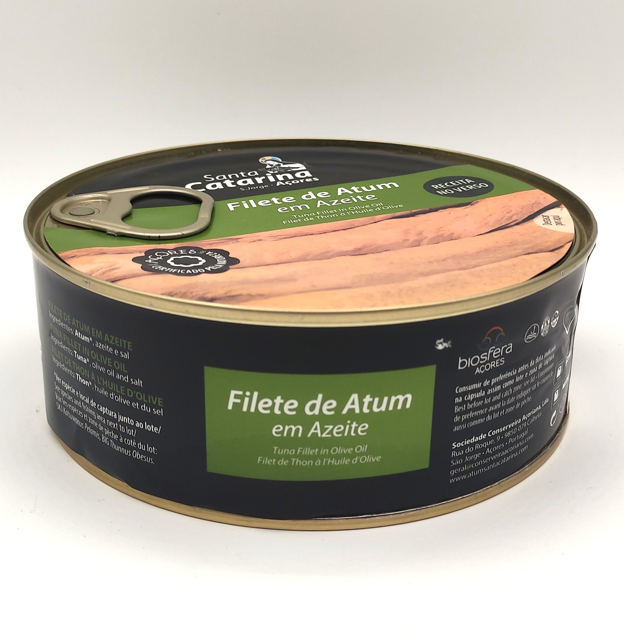 Filete de Atum em Azeite Santa Catarina 850g - São Jorge - Açores