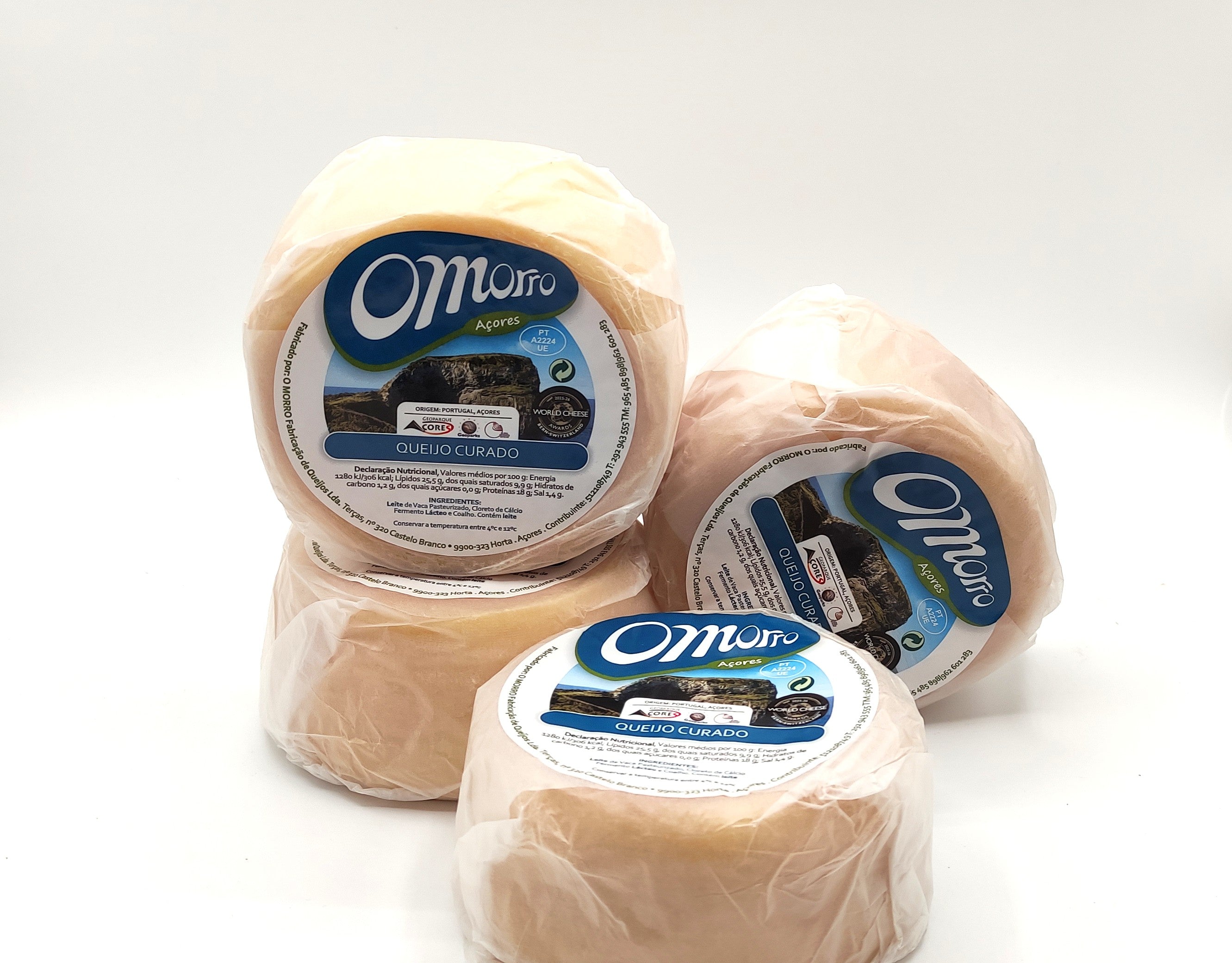 Queijo Morro da Ilha do Faial Curado pasta Mole 450g - Açores
