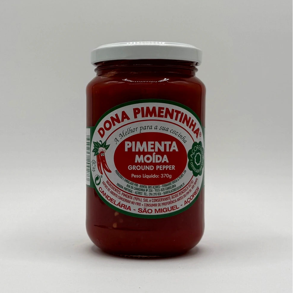 Pimenta da Terra Dona Pimentinha 370g São Miguel - Açores