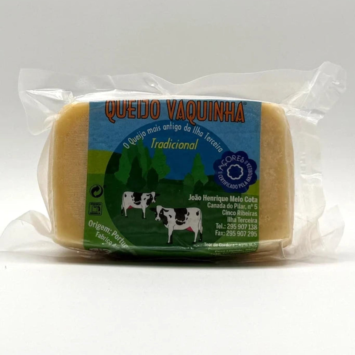 Queijo Vaquinha Tradicional 360g Terceira - Açores