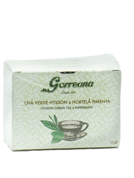 Chá Verde & Hortelã e Pimenta 20 Saquetas - Gorreana