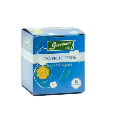 Chá Gorreana Preto Tea Bags 10 saquetas - São Miguel - Açores