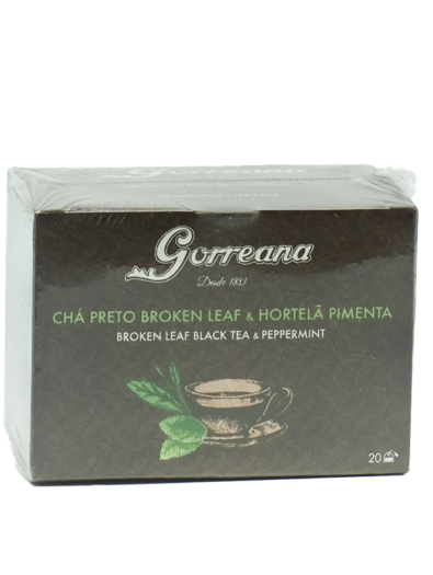 Chá Preto com Hortelá & Pimenta 20 Saquetas - Gorreana