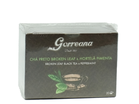 Chá Preto com Hortelá & Pimenta 20 Saquetas - Gorreana