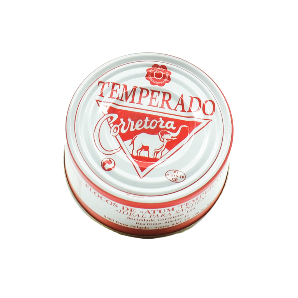 Flocos de Atum Temperado Corretora 190g - São Miguel - Açores