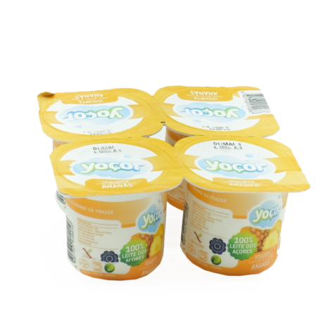 Iogurte sólido de Ananás Pack4 – Yoçor
