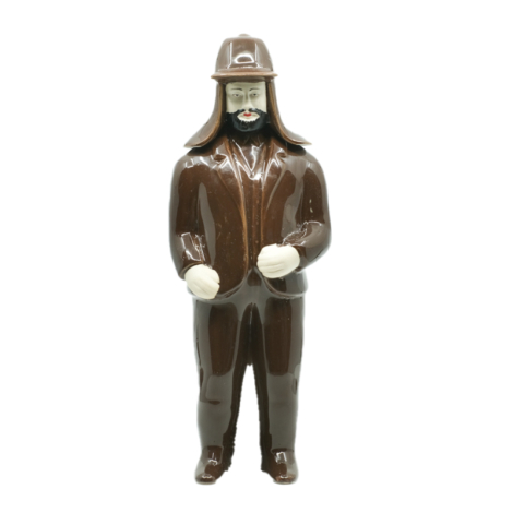 Homem de Capote Figura com Licor de Maracujá 700ml