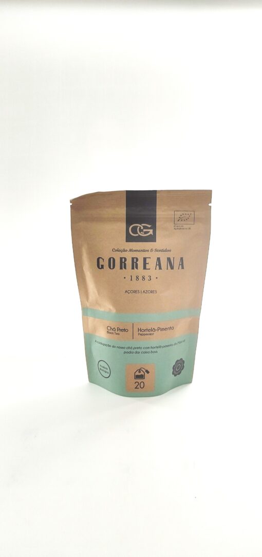 Chá Preto com Hortelá & Pimenta 20 Saquetas - Gorreana