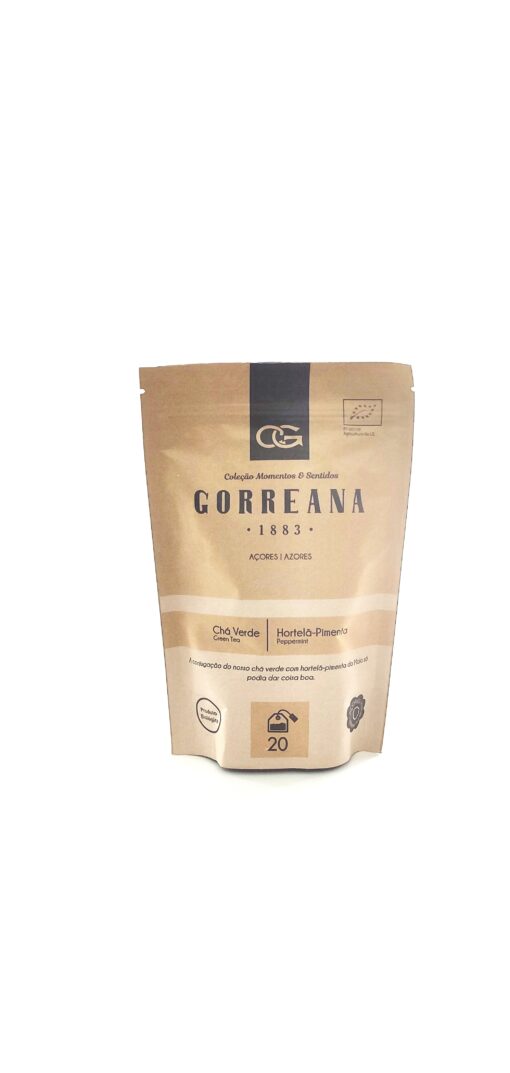 Chá Verde & Hortelã e Pimenta 20 Saquetas - Gorreana