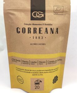 Chá Verde com Menta, Limão, Stevia e Canela de Ceilão - 20 saquetas