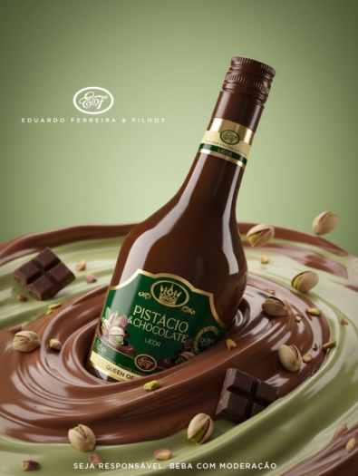 Licor Pistácio e o Chocolate