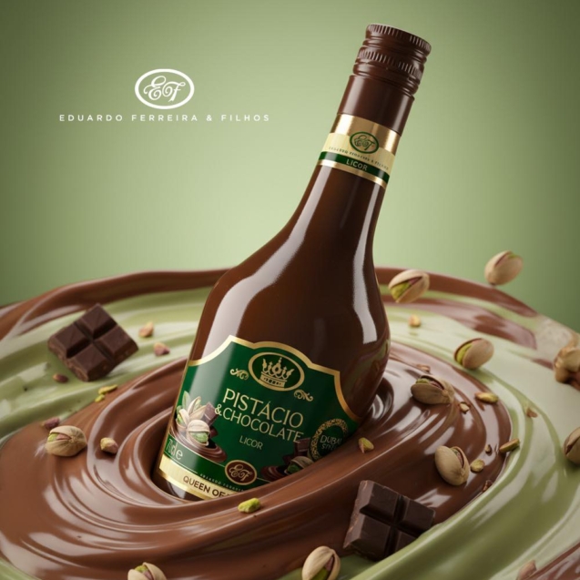 Licor Pistácio e o Chocolate